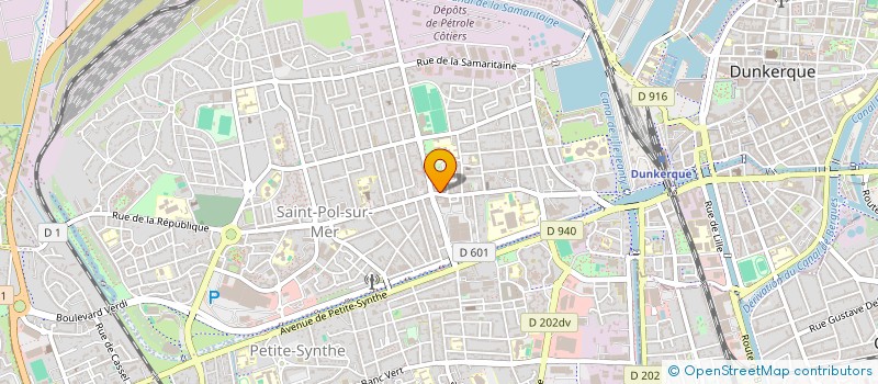 localisation de l'entreprise SCM DAMAD à DUNKERQUE