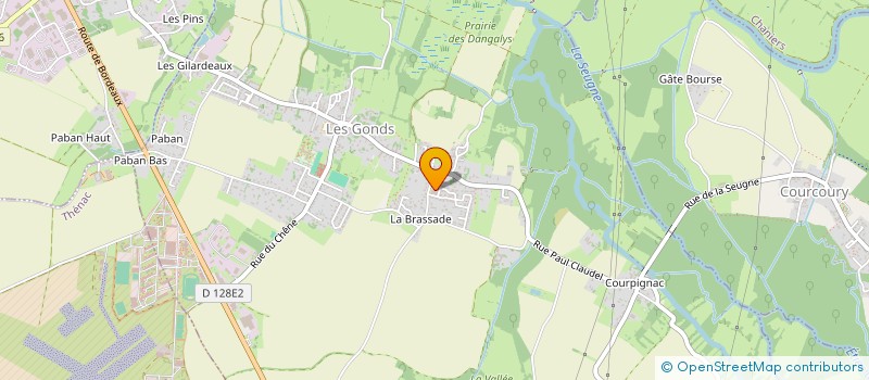 localisation de l'entreprise SCM DANGALYS  LES GONDS