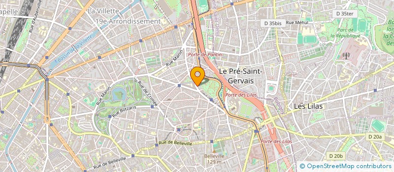 localisation de l'entreprise SCM DANUBE  PARIS