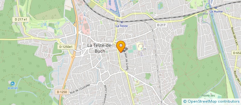 localisation de l'entreprise SCM DARGELOS BYSMANS à LA TESTE DE BUCH