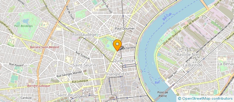 localisation de l'entreprise SCM DARQUE BARDINET à BORDEAUX