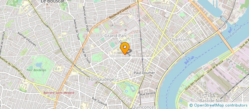 localisation de l'entreprise SCM DARTENUC BETOUS CAMPAGNE à BORDEAUX