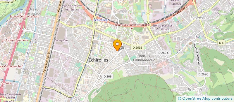 localisation de l'entreprise SCM DAUPHINE DENTAIRE  ECHIROLLES