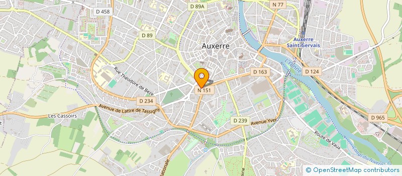 localisation de l'entreprise SCM DE BEL AIR à AUXERRE