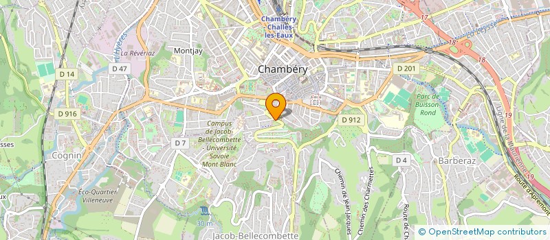 localisation de l'entreprise SCM DE BELLEVUE  CHAMBERY