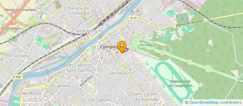 localisation de l'entreprise SCM DE BOISLAVILLE - VANDIERENDONCK  COMPIEGNE