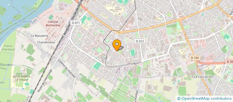 localisation de l'entreprise SCM DE BROCA à ANGERS