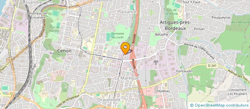 localisation de l'entreprise SCM DE BRONDEAU-JEE à CENON