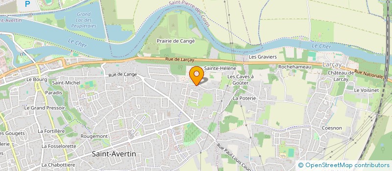 localisation de l'entreprise SCM DE CANGE  SAINT-AVERTIN