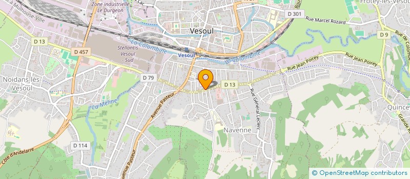 localisation de l'entreprise SCM DE CITA  VESOUL