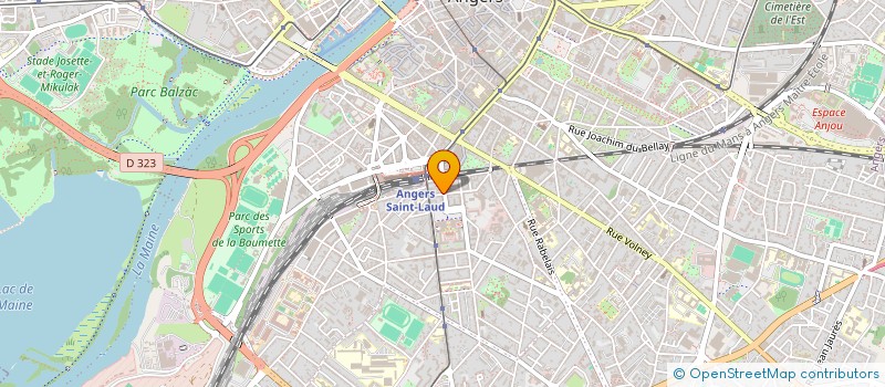 localisation de l'entreprise SCM DE CONTADES à ANGERS