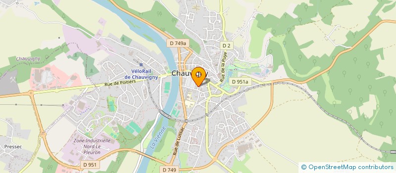 localisation de l'entreprise SCM DE DENTISTES DE CHAUVIGNY à CHAUVIGNY