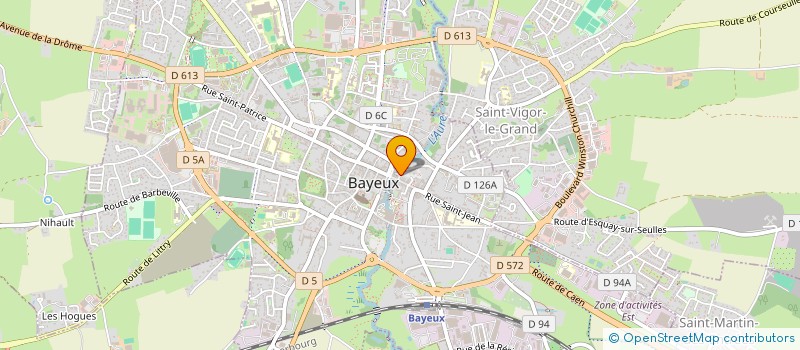 localisation de l'entreprise SCM DE DOCTEUR BLET ET BERNADI à BAYEUX
