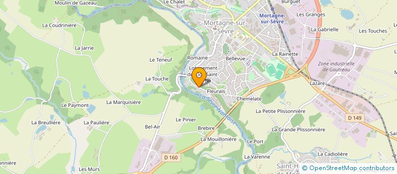 localisation de l'entreprise SCM DE FLEURIAIS  MORTAGNE-SUR-SEVRE