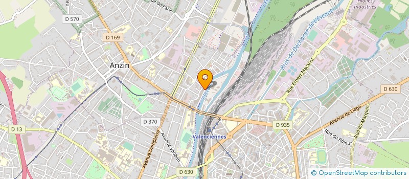 localisation de l'entreprise SCM DE GASTGRO ENTEROLOGIE DU VALENCIENNOIS à VALENCIENNES