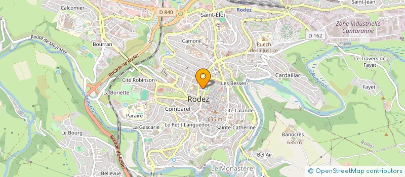 localisation de l'entreprise SCM DE GASTRO-ENTEROLOGIE  RODEZ