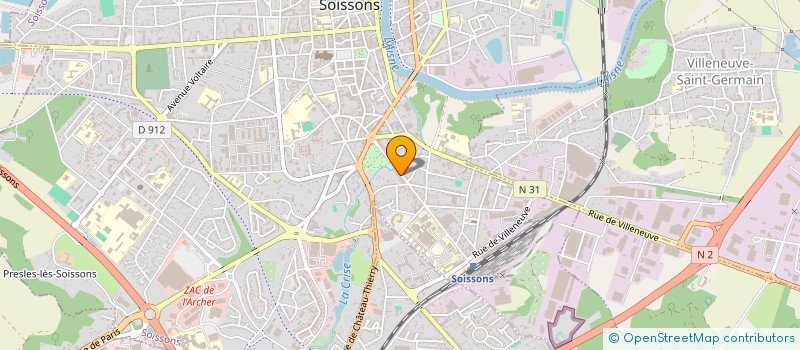 localisation de l'entreprise SCM DE GAULLE DENTAIRE à SOISSONS