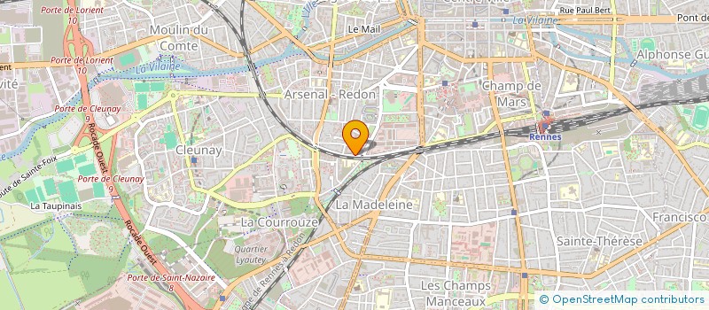 localisation de l'entreprise SCM DE GUINES  RENNES