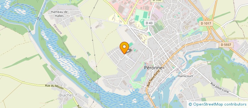 localisation de l'entreprise SCM DE GUSSEME BOHAN à PERONNE