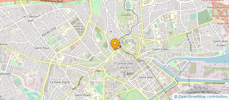 localisation de l'entreprise SCM DE GYNECOLOGIE OBSTETRIQUE DES DOCTEURS GIRARD ET LEFEVRE à CAEN