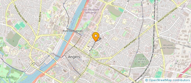 localisation de l'entreprise SCM DE JUSSIEU  ANGERS