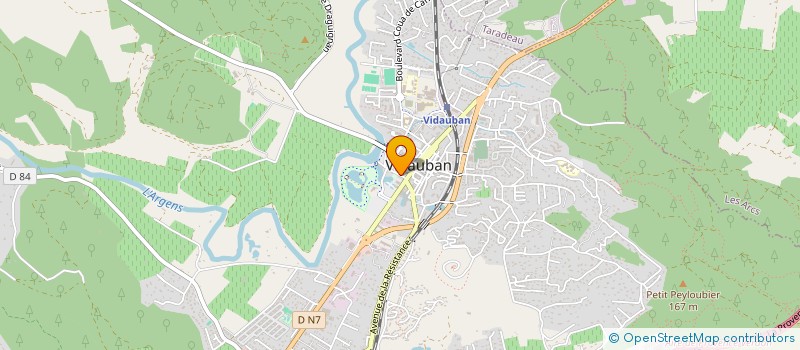 localisation de l'entreprise SCM DE KIMPE-DEMESMAY-CHAMPAGNE  VIDAUBAN