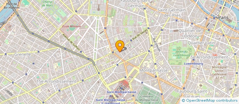 localisation de l'entreprise SCM DE KINESETHERAPIE  PARIS