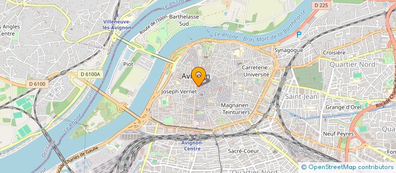 localisation de l'entreprise SCM DE KINESITHERAPIE DE L'HORLOGE à AVIGNON