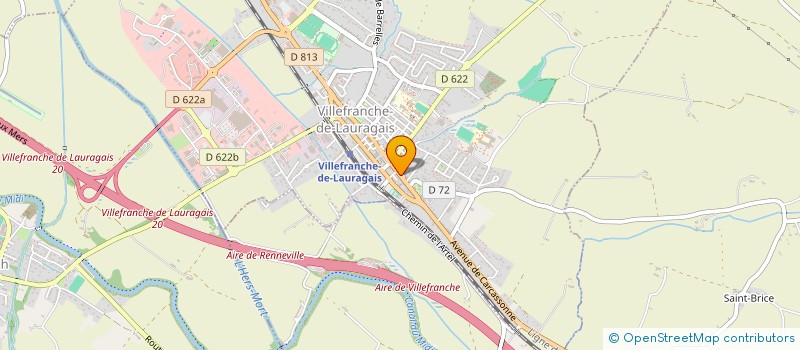 localisation de l'entreprise SCM DE KINESITHERAPIE DE LA PLACE  VILLEFRANCHE-DE-LAURAGAIS