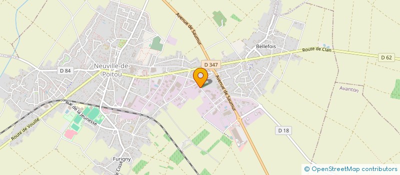 localisation de l'entreprise SCM DE KINESITHERAPIE DE MAVAULT  NEUVILLE-DE-POITOU