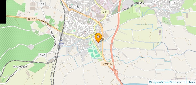 localisation de l'entreprise SCM DE KINESITHERAPIE ET BALNEOTHERAPIE ESTEM BE à ELNE