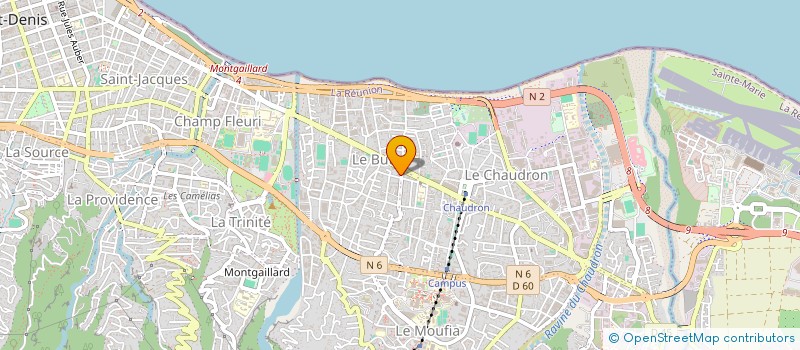 localisation de l'entreprise SCM DE KINESITHERAPIE ET DE BALNEOTHERAPIE à SAINT-DENIS