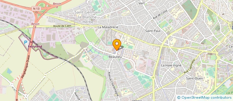 localisation de l'entreprise SCM DE L'ASTRAGALE à CAEN