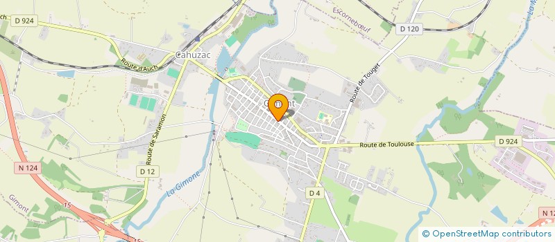 localisation de l'entreprise SCM DE L'ASTRAGALE  GIMONT