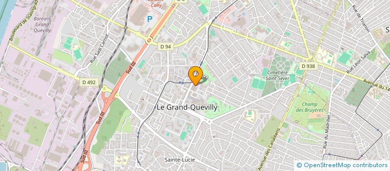 localisation de l'entreprise SCM DE L AVENUE DES PROVINCES  LE GRAND-QUEVILLY