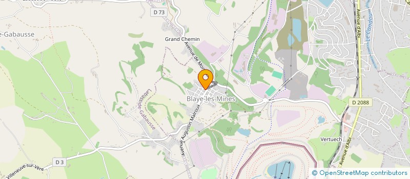 localisation de l'entreprise SCM DE L'AVENUE JEAN BAPTISTE CALVIGNAC  CARMAUX