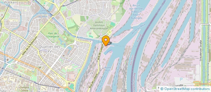 localisation de l'entreprise SCM DE L'ECLUSE NORD à STRASBOURG