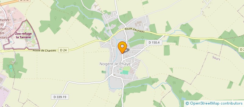 localisation de l'entreprise SCM DE L'ECUREUIL  NOGENT-LE-PHAYE