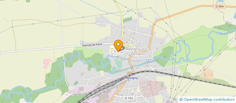 localisation de l'entreprise SCM DE L'EGLANTINE à REVIGNY-SUR-ORNAIN