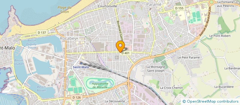 localisation de l'entreprise SCM DE L'ESPERANCE à SAINT-MALO