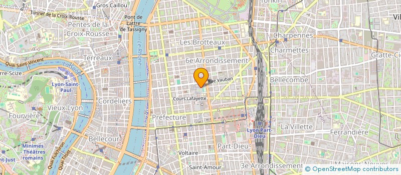 localisation de l'entreprise SCM DE L'EUROPE  LYON