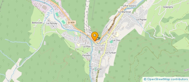 localisation de l'entreprise SCM DE L HERMITAGE  THONES