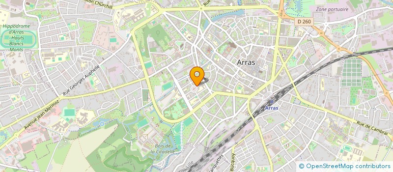 localisation de l'entreprise SCM DE L OCTOGONE à ARRAS