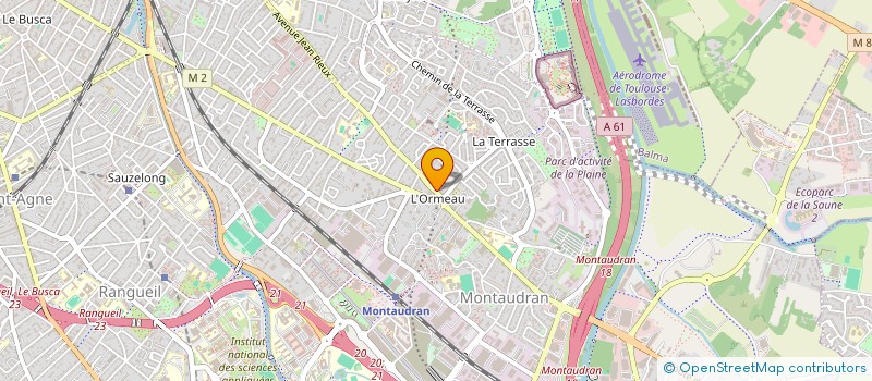 localisation de l'entreprise SCM DE L'ORMEAU à TOULOUSE