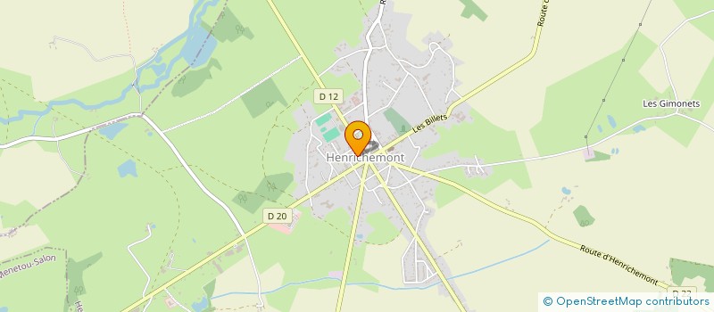 localisation de l'entreprise SCM DE L'OUEST  HENRICHEMONT