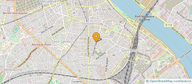 localisation de l'entreprise SCM DE L YSER à BORDEAUX