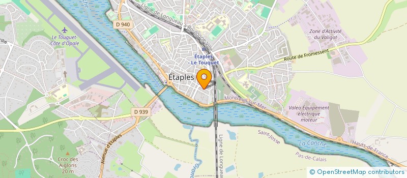 localisation de l'entreprise SCM DE LA BAIE DE CANCHE à ETAPLES