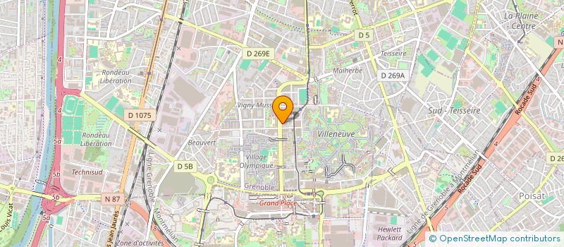 localisation de l'entreprise SCM DE LA CLINIQUE DE RADIOLOGIE  GRENOBLE