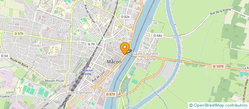 localisation de l'entreprise SCM DE LA COUBRE à MACON
