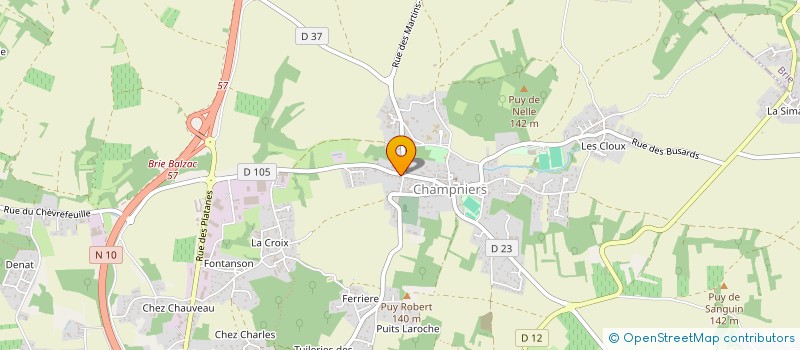 localisation de l'entreprise SCM DE LA FONTAINE  CHAMPNIERS